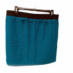 Aqua Blue Mini Skirt